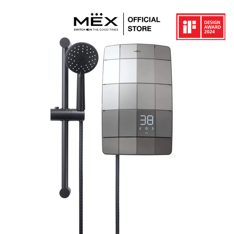 MEX เครื่องทำน้ำอุ่น 3500W : รุ่น CRAVE 35E (SA) : สีบรอนซ์เงิน ราคา 5,290 บาท*ส่งฟรี