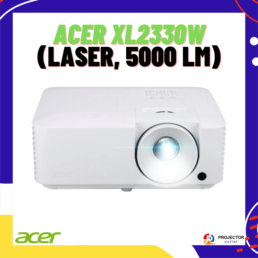 Acer Xl2330W Projector (Laser, 5000 Lm) Laser Projector ราคา 27,500 บาท*ส่งฟรี