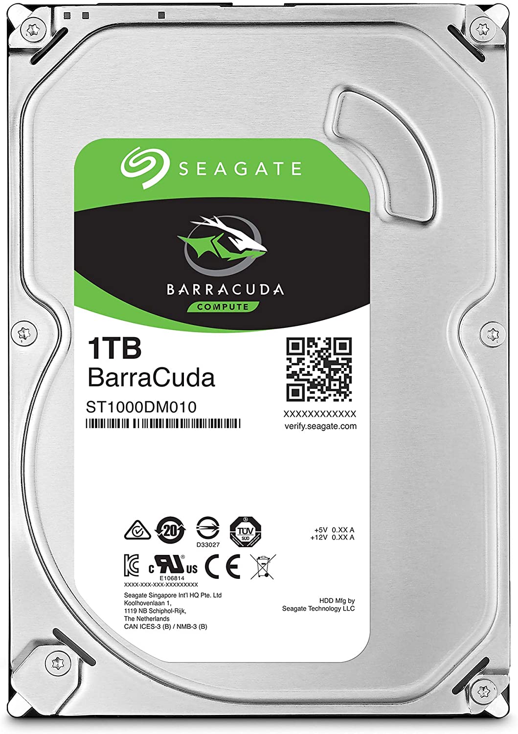 รูปภาพเพิ่มเติมเกี่ยวกับ 1TB HDD (ฮาร์ดดิสก์) SEAGATE BARRACUDA 7200RPM SATA3 (ST1000DM010) - รับประกัน 3 ปี
