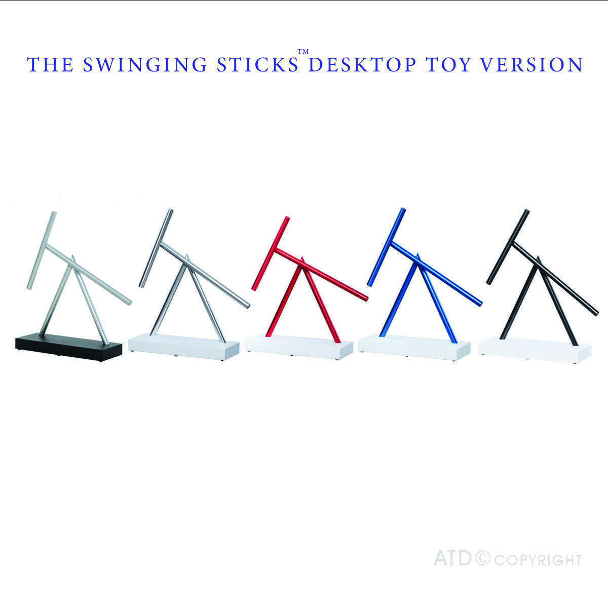 The Swinging Sticks Desktop Toy, Perpetuum Mobile Illusion, Kinetic  Sculpture
