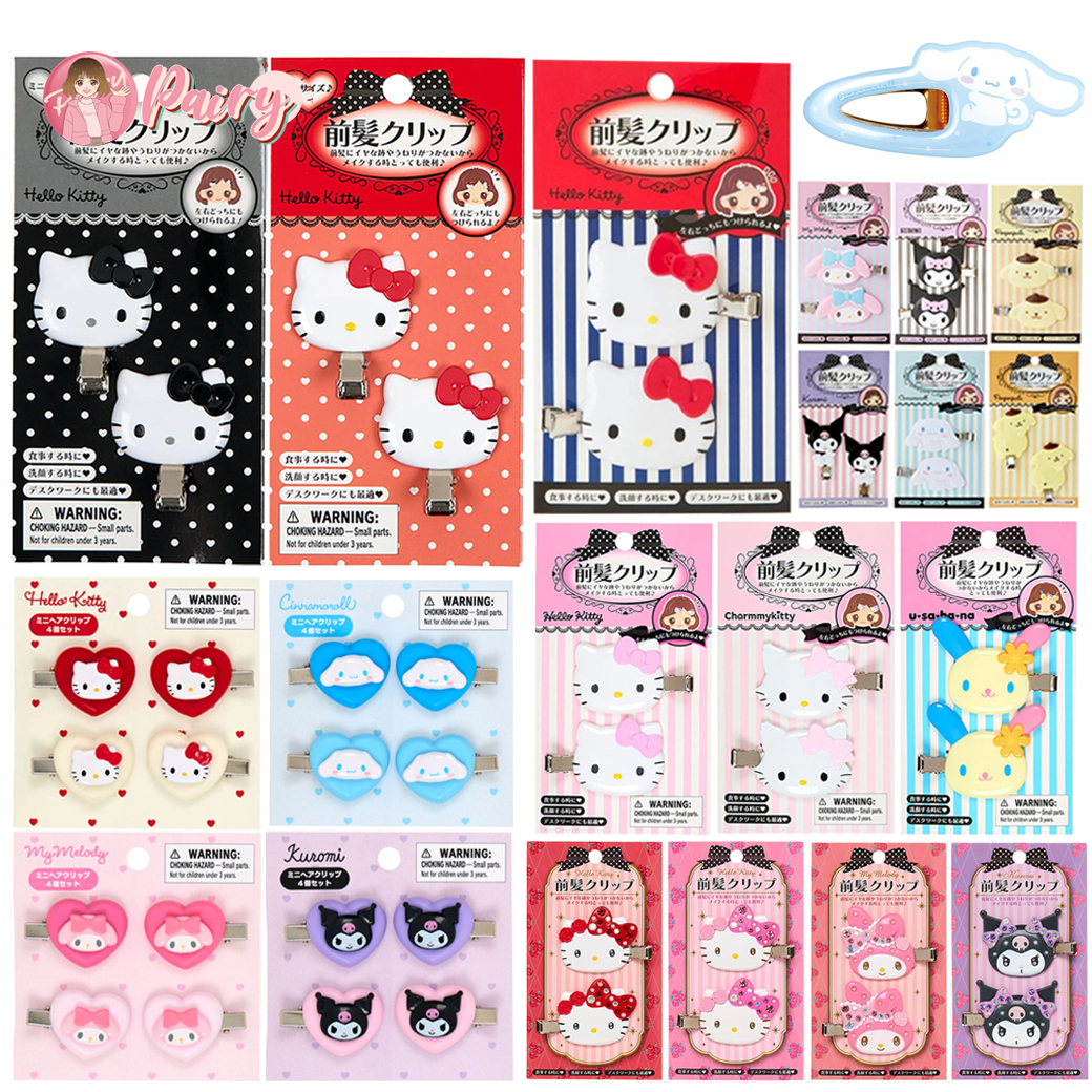 Sanrio Hair Clips, Sanrio Hair Clips, Idol Hair Clips, Sanrio Hair Clip, Authentic from Japan. ราคา 275 บาท*ส่งฟรี