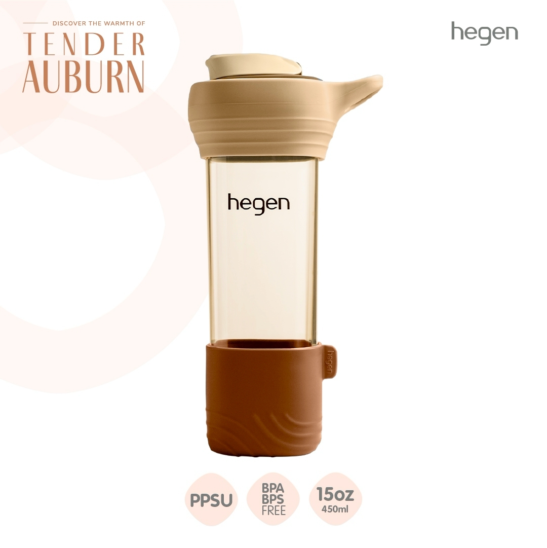 Hegen Lifestyle Bottle, Drinking Water Bottle, Size 450Ml/15Oz, for 24 Months and Up, Color Auburn, Ppsu Water Bottle, Children's Water Bottle, Portable Water Bottle, Water Bottle for School. ราคา 1,825 บาท*ส่งฟรี
