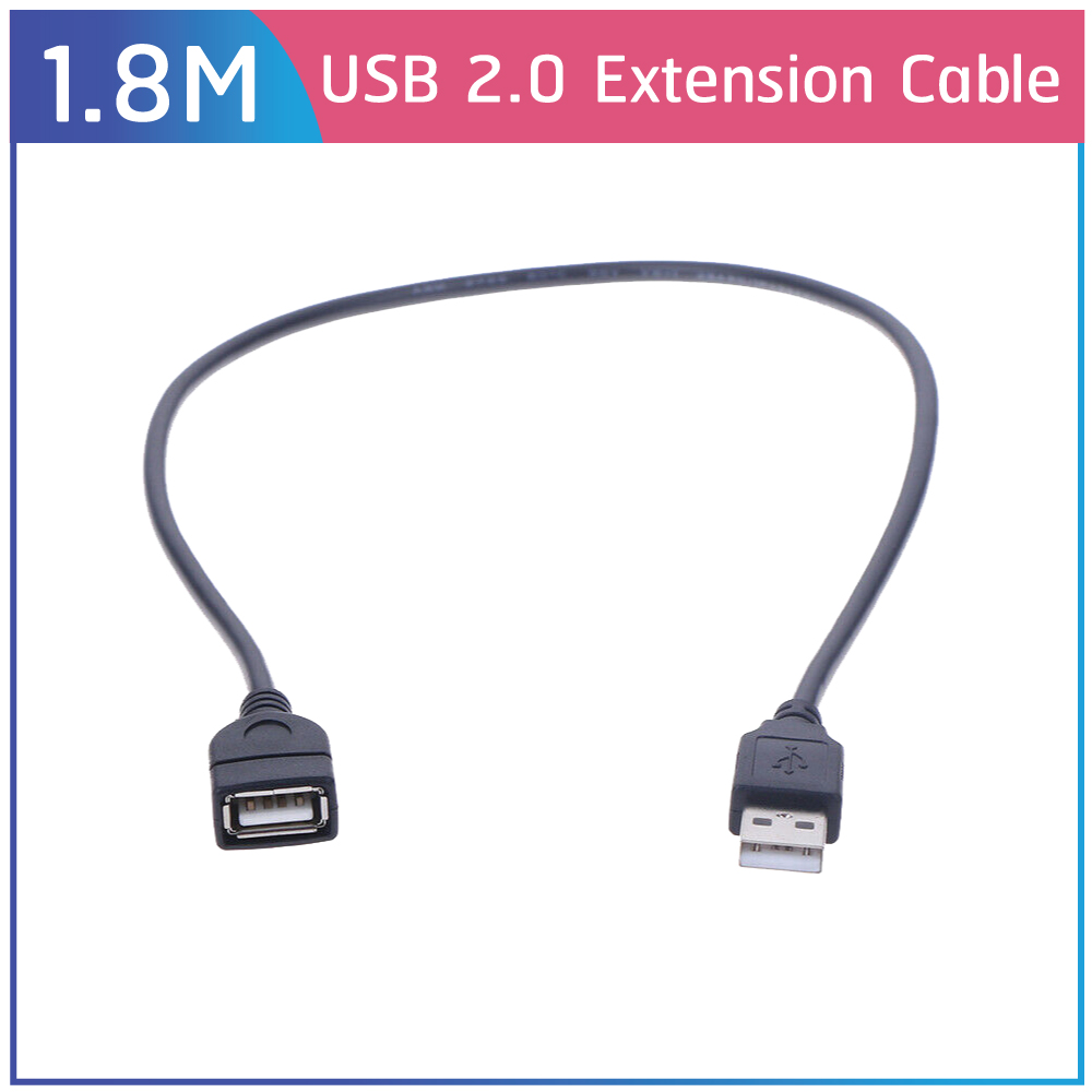 USB Cable V2.0 M/F สายต่อยาว /1.8m/3m/5m/10m black