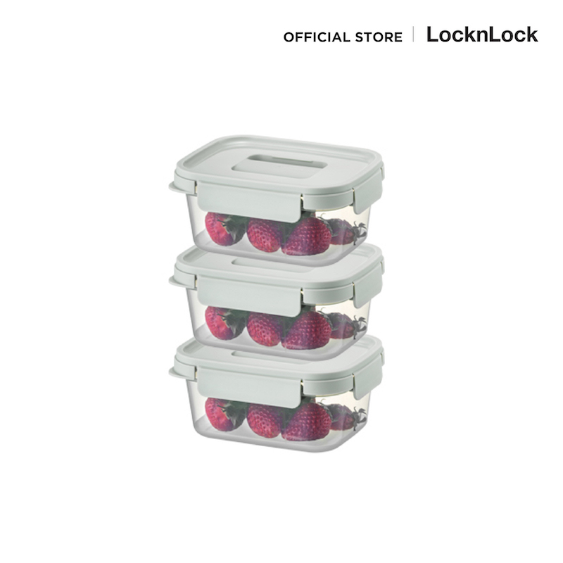LocknLock กล่องถนอมอาหารพลาสติกวางซ้อน Chak Chak Food Container ราคา 190 บาท*ส่งฟรี