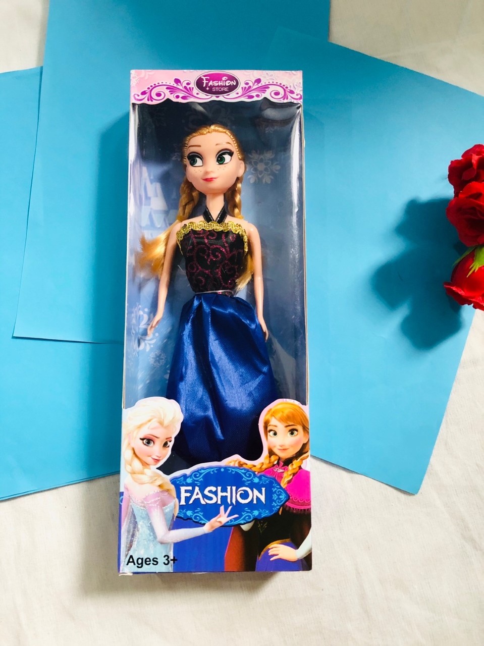 ตุ๊กตาโฟร์เซ่น ตุ๊กตาเจ้าหญิงเอลซ่า แอนนา Frozen doll ขนาดสูงประมาณ 30 เซนติเมตร (1ตัว)