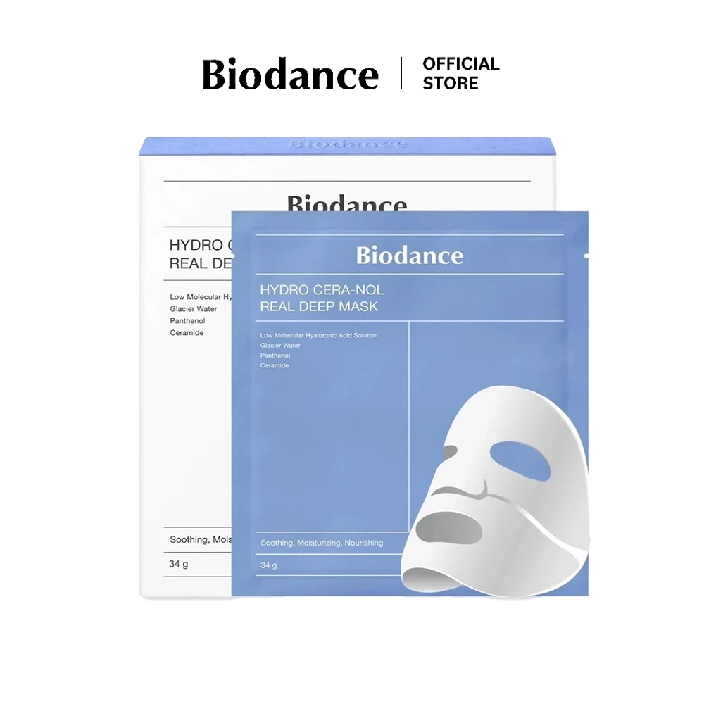 BIODANCE Hydro Cera nol Real Deep Mask 34g * 8ea ราคา 1,300 บาท*ส่งฟรี