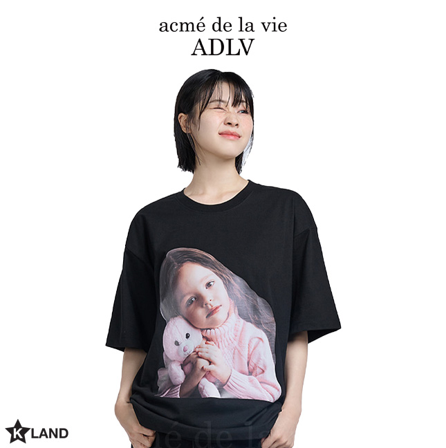 Tシャツ・カットソー ACME DE LA VIE BABY FACE RABBIT DOLL SHORT SLEEVE T- 4BUK088 acme de la vie