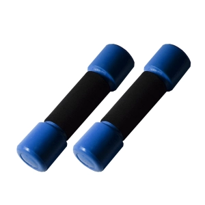สินค้า ดัมเบล ที่ยกน้ำหนัก 5 LB (2.5 kg) หุ้มพลาสติก ดรัมเบล - สีน้ำเงิน 1 คู่ / Pair of Dll 5 LB (2.5 kg) - Blue