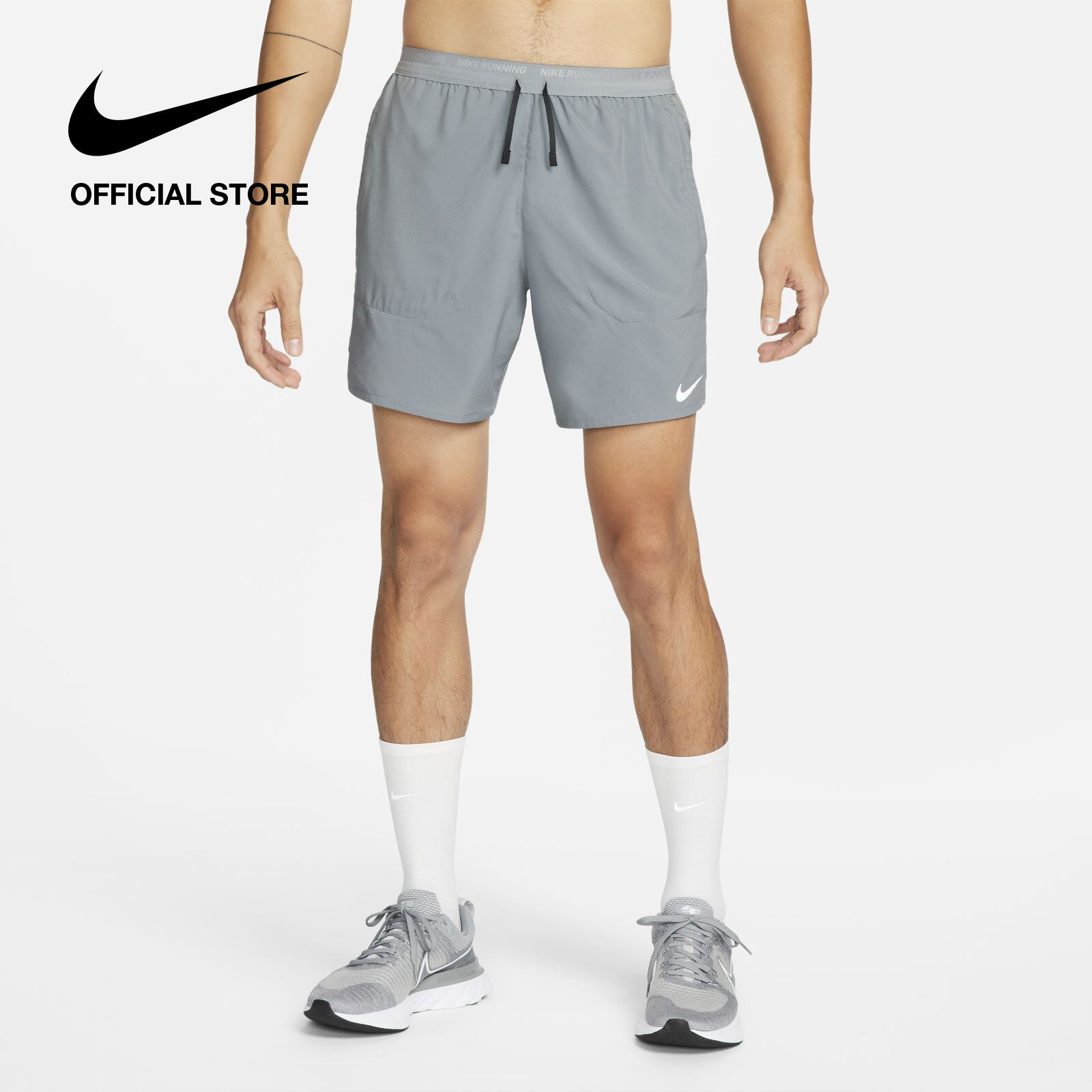 black nike running shorts mens