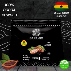 ภาพหน้าปกสินค้าBaramio Cocoa ผงโกโก้กาน่าชนิดสีเข้ม 100% ที่เกี่ยวข้อง
