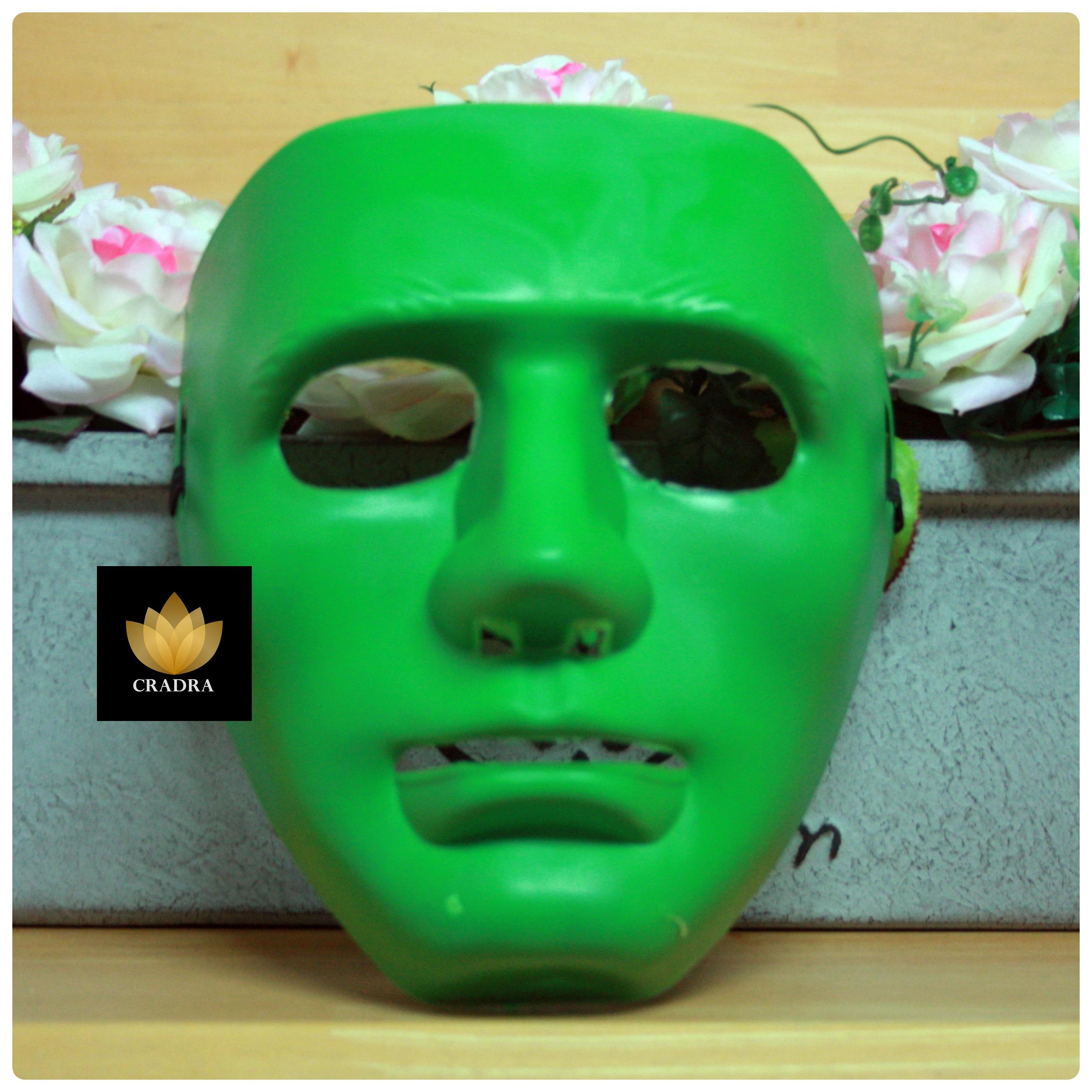 Songkran Mask หน้ากากกันร้อน หน้ากากสงกรานต์ แฟนซี หน้ากากพลาสติกแบบเต็มใบ สำหรับงานปาร์ตี้เต้นรำ ปาร์ตี้ งานฮาโลวีน