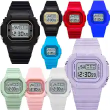 ภาพขนาดย่อของสินค้านาฬิกาผู้หญิง รุ่นใหม่สีพาสเทล มีให้เลือกถึง 7 สี กันน้ำไม่ได้