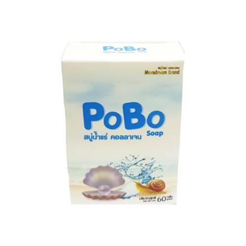 POBO Soap สบู่น้ำแร่คลอลาเจน (1 ก้อน )