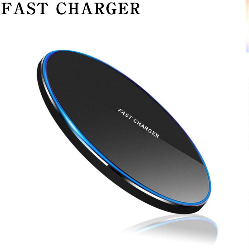 【พร้อมส่ง】Wireless charger ที่ชาร์จไร้สาย Quick Charge 10W/2A Qi Fast Wireless Charger for iPhone/Samsung/Huawei รองรับโทรศัพท์ Qi ทุกรุ่น