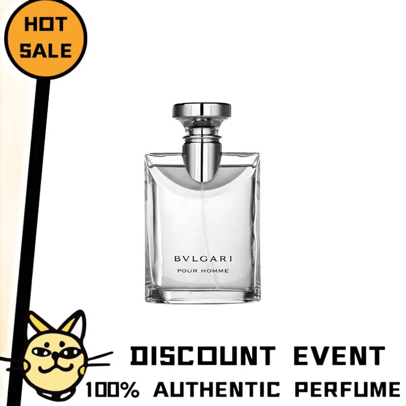 Bvlgari Pour Homme 100% Authentic Perfume *100Ml- Eau De Toilette* if You Are Not Satisfied, You Can Return the Product ราคา 2,350 บาท*ส่งฟรี