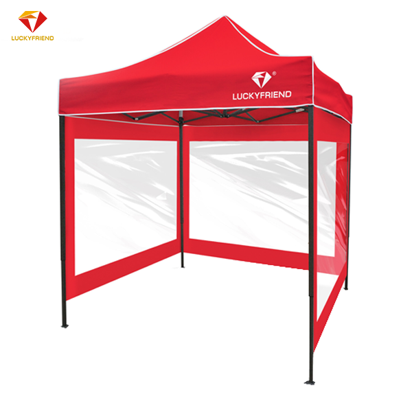Luckyfriend เต็นท์พับ เต้นท์อเนกประสงค์ เต็นท์ T1S ผ้าใบ 800D ขนาด 2x2 เมตร + ผ้าใบปิดด้านข้าง 3 ผืน เซ็ต สุดคุ้ม พร้อมใช้งาน ราคา 2,050 บาท*ส่งฟรี