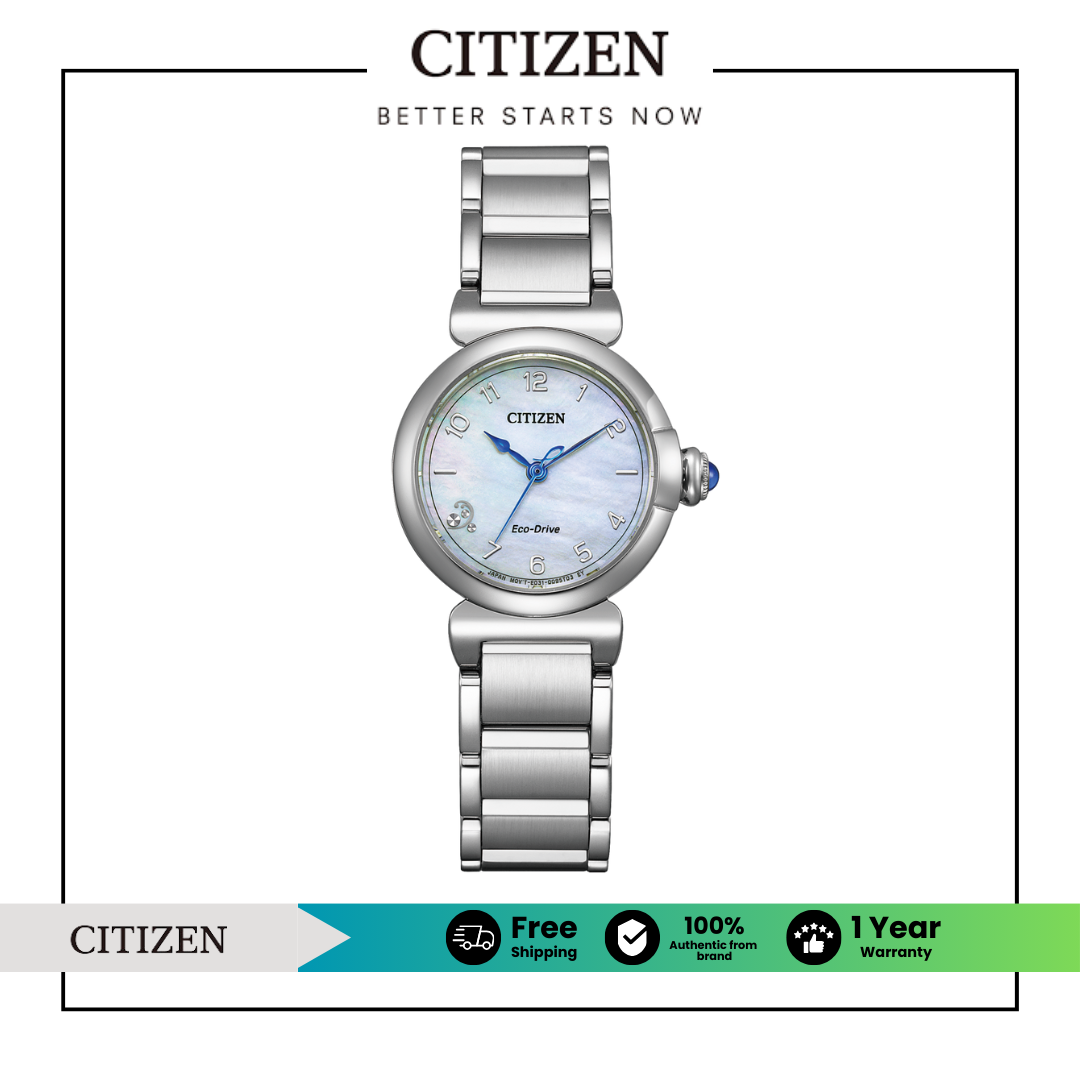 CITIZEN Eco-Drive EM1130-83D Lady Watch ( นาฬิกาผู้หญิงพลังงานแสง ) ราคา 14,183 บาท*ส่งฟรี