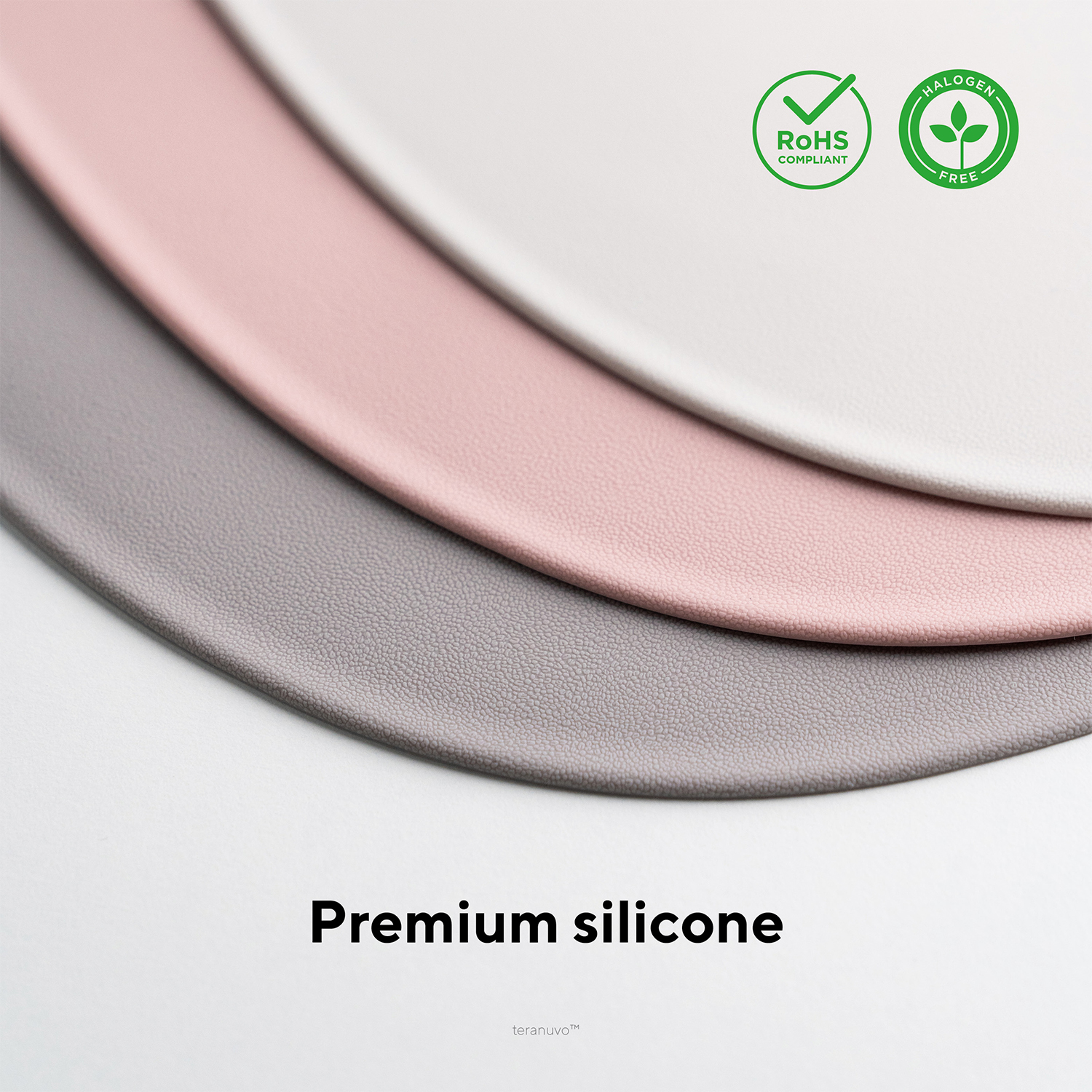 Teranuvo By Elago Pebble Table Placemat For Dining Table, Non Slip, Durable, non-Toxic Safe Silicone Material tray pad plate ราคา 790 บาท*ส่งฟรี