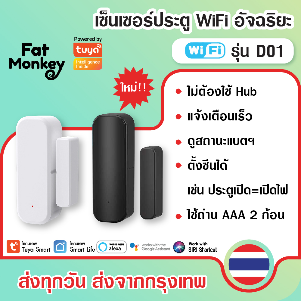 Tuya D01 WiFi Door Sensor Feature Image