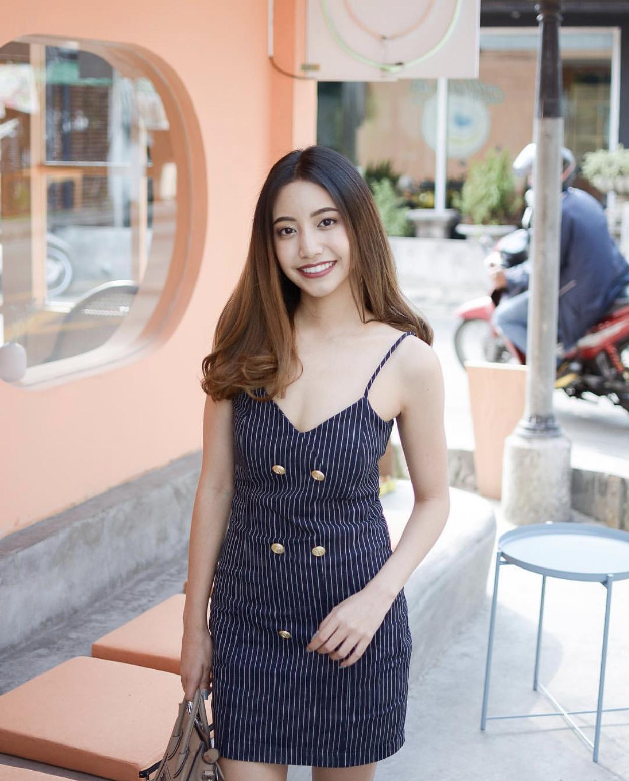 MAAS - Denim for Bae Dress เดรสยีนส์แต่งกระดูมสูท