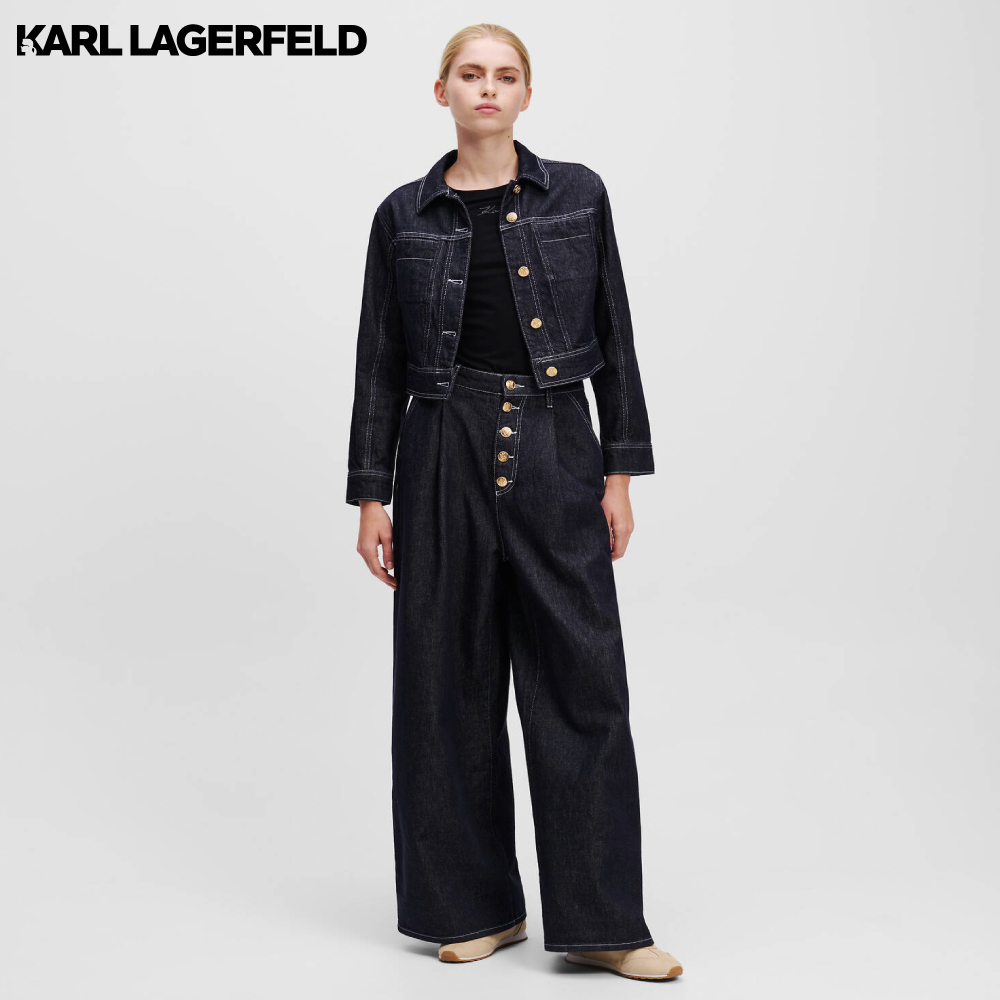 KARL LAGERFELD - BUTTON DENIM PANTS ราคา 12,900 บาท*ส่งฟรี