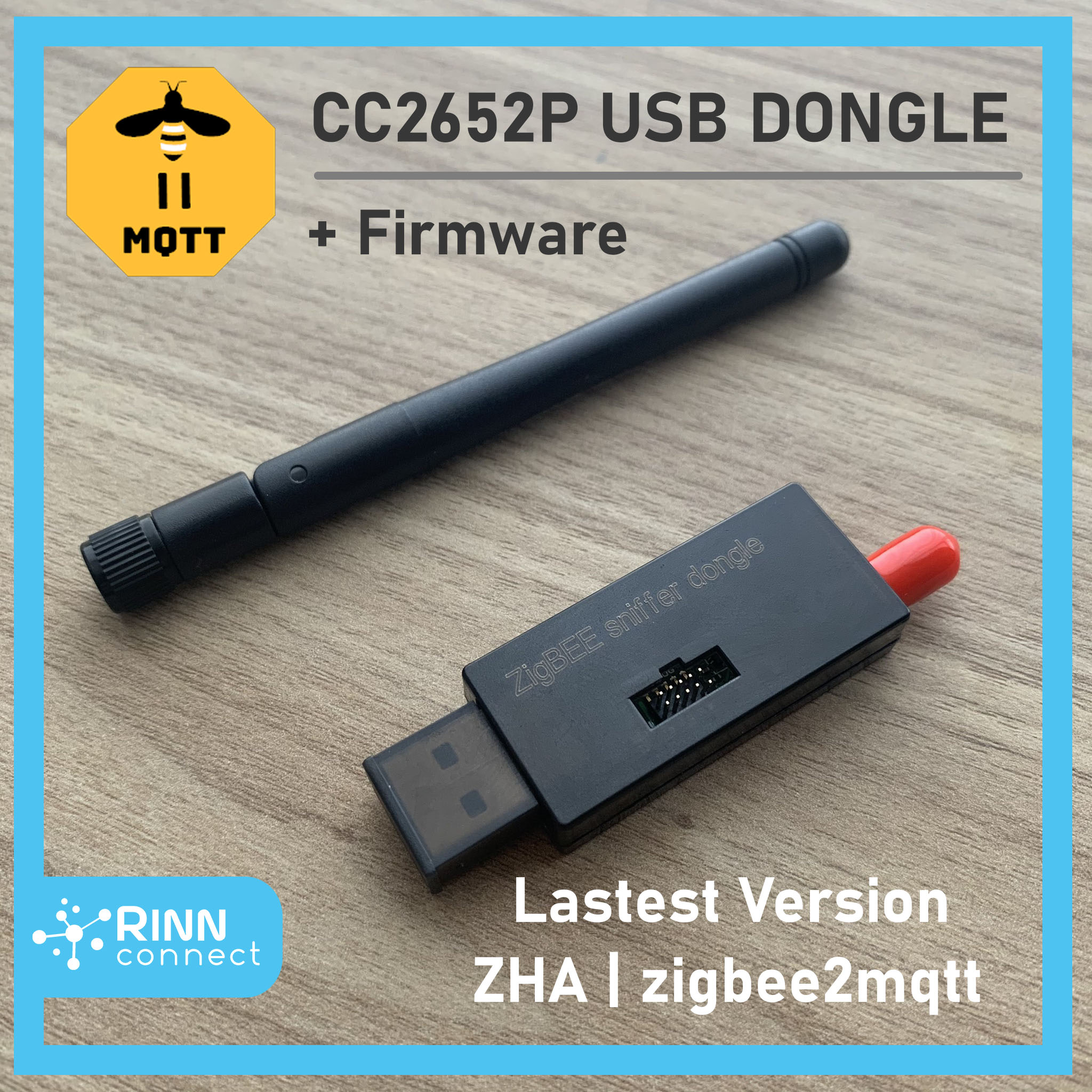 มุมมองเพิ่มเติมของสินค้า [พร้อมเฟิร์มแวร์] CC2531 USB Dongle Zigbee Sniffer | Zigbee2Mqtt with firmware Zigbee Coordinator / Router