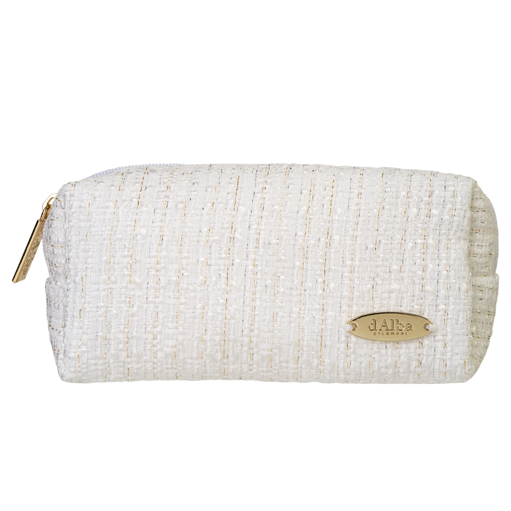 D'Alba Mini Tweed Pouch (White) ราคา 2,000 บาท*ส่งฟรี