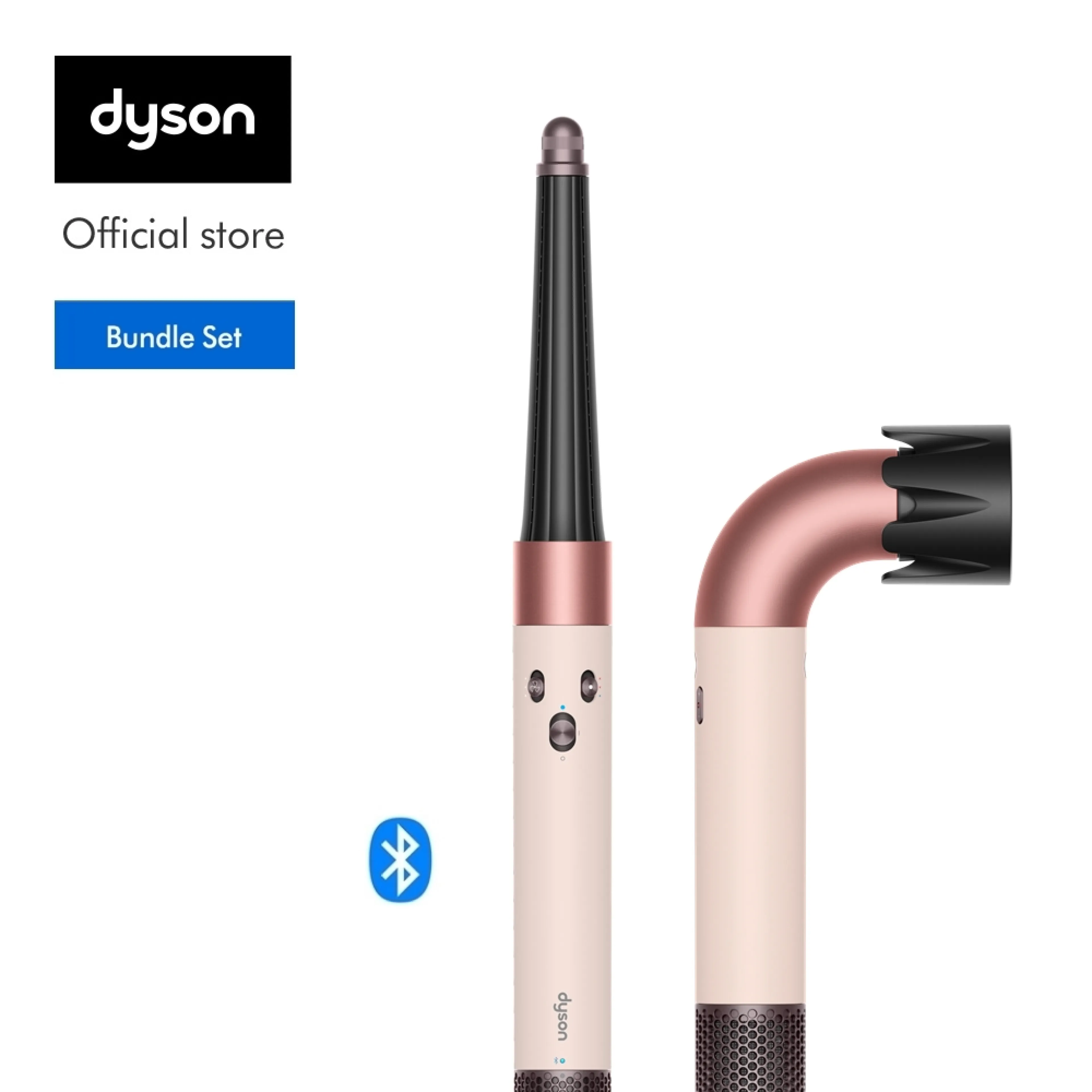 [Bundle set] Dyson Airwrap i.d. multi-styler and dryer อุปกรณ์จัดแต่งทรงผม และ Dyson Supersonic r hair dryer สี Ceramic pink/Rose gold