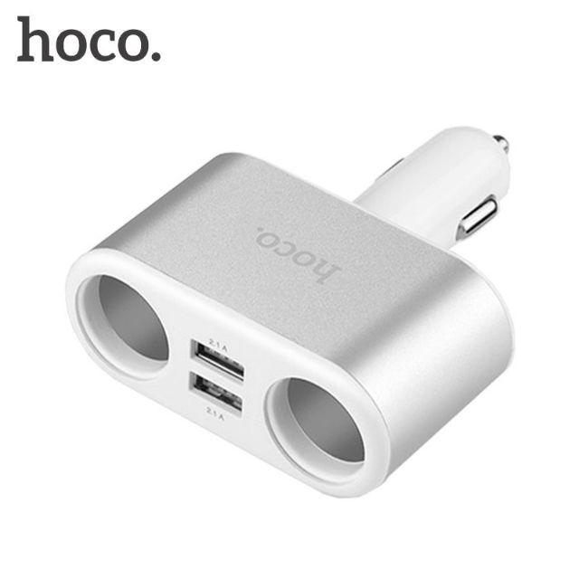 HOCO UC206 Plus ช่องเสียบที่ชาร์จแบตในรถยนต์ USB 3.1A 2port (2.1+1.0) และเพิ่มช่องเสียบ 2 ช่อง
