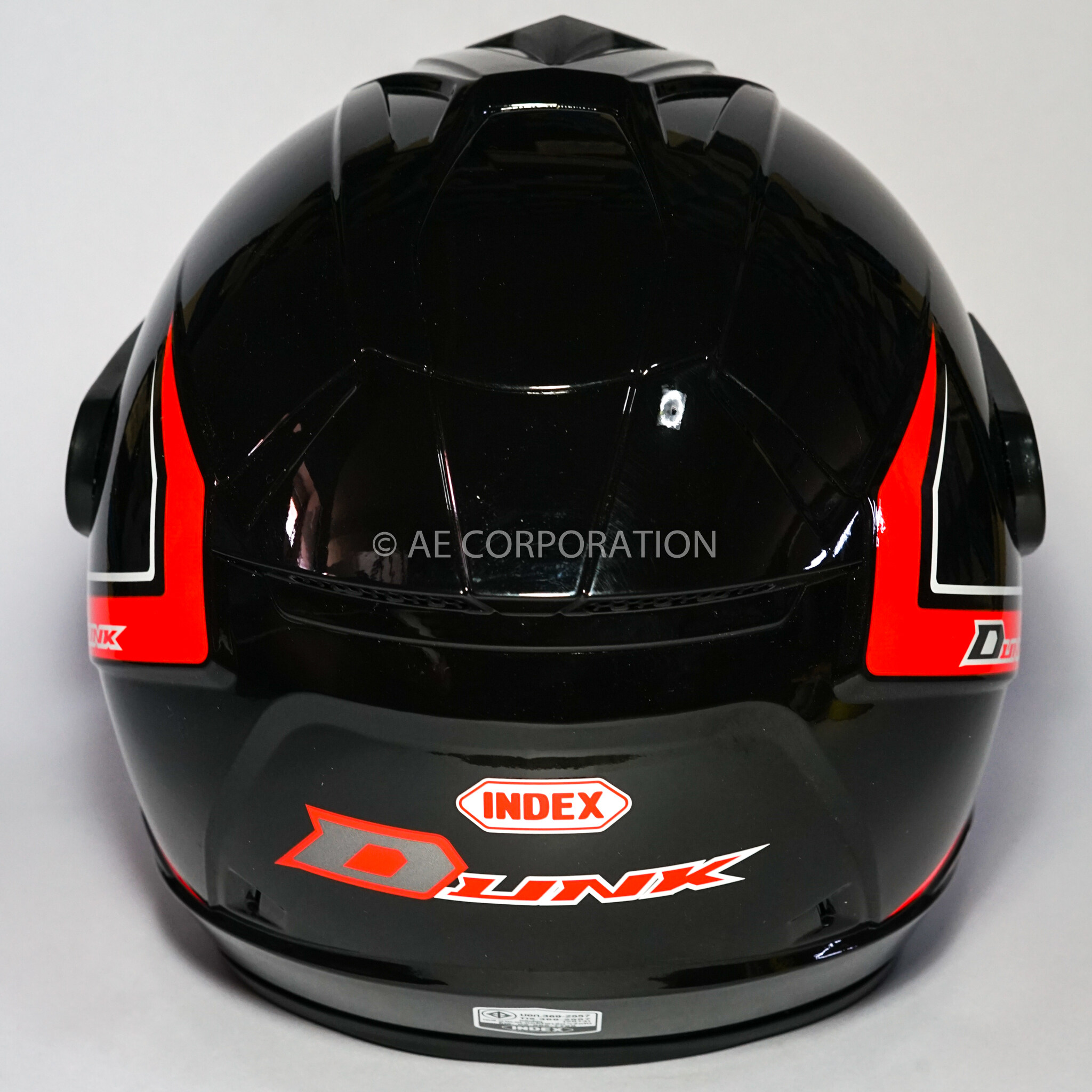 ภาพประกอบคำอธิบาย หมวกกันน็อค INDEX DUNK NEW หมวกกันน็อค ของแท้100% ไซต์L สีดำเงา 300IQ Racing