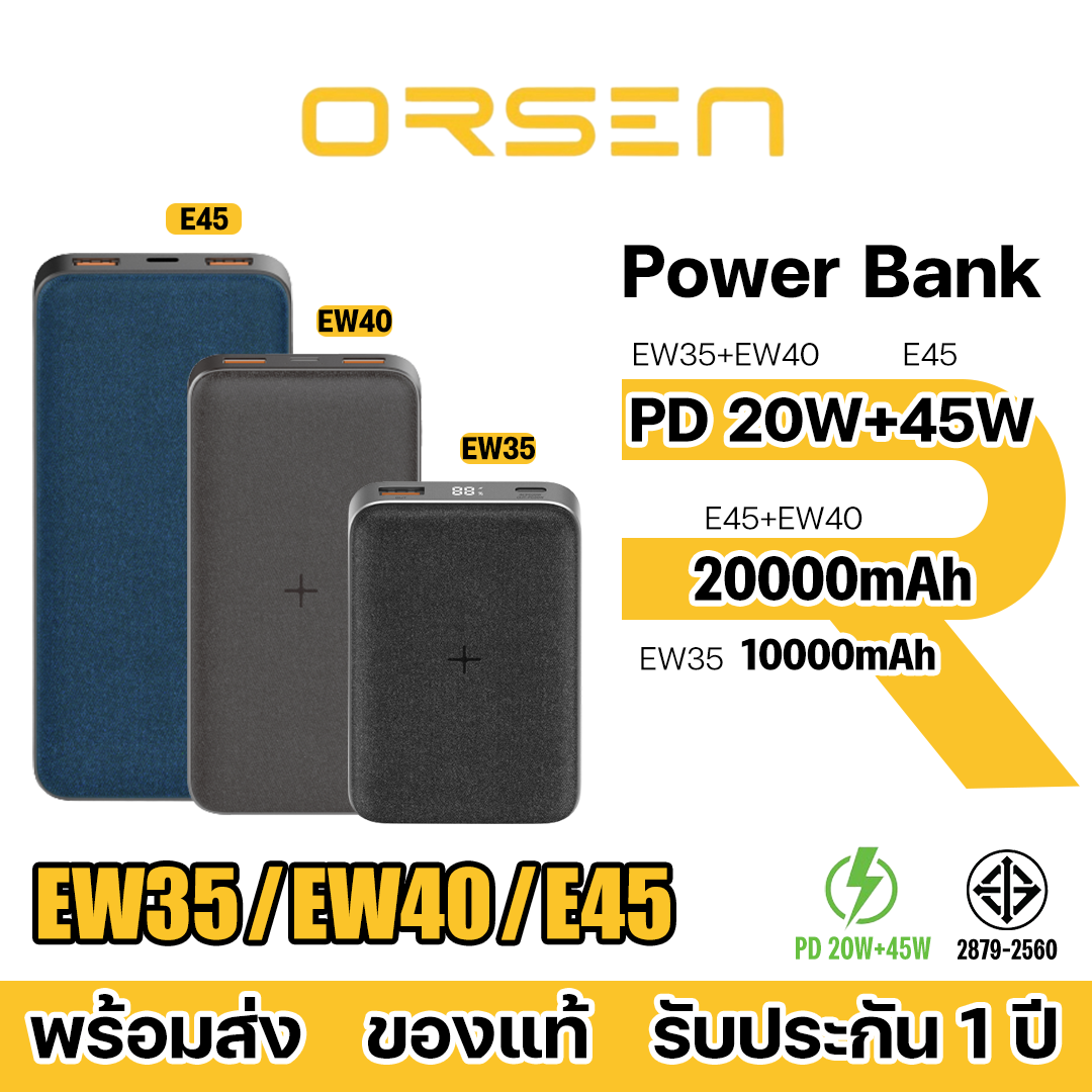 Top of Eloop! E45 Powerbank 20000mAh Super Fast charge 45W! –