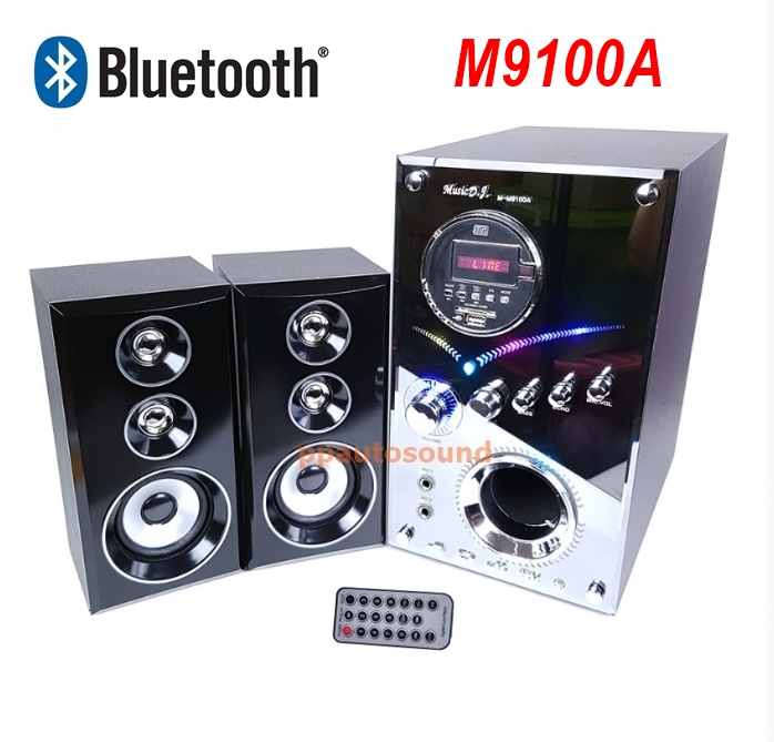 MUSIC D.J. ลำโพงซัพวูฟเฟอร์ Blue tooth /USB/FM  รุ่น M-M9100B