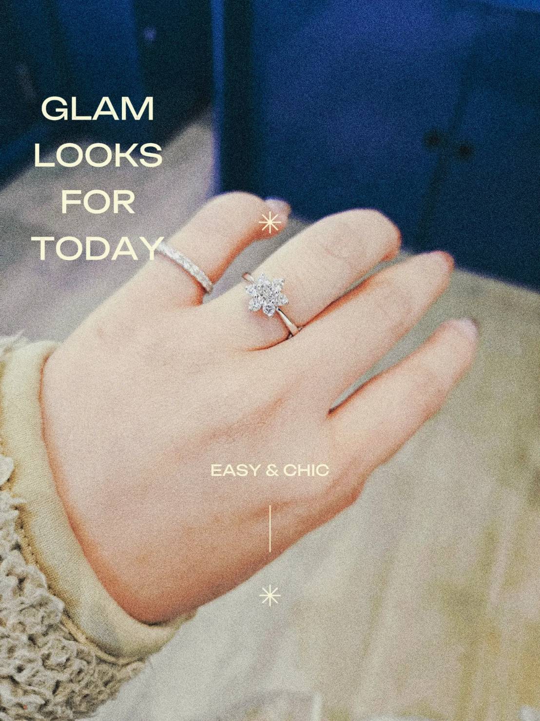 New In! Genuine Lab Grown Diamond Ring for Women, Diamond Weight 0.32 Carat, Pikul Flower Shape. # R000484 / (Size 51) ราคา 21,000 บาท*ส่งฟรี