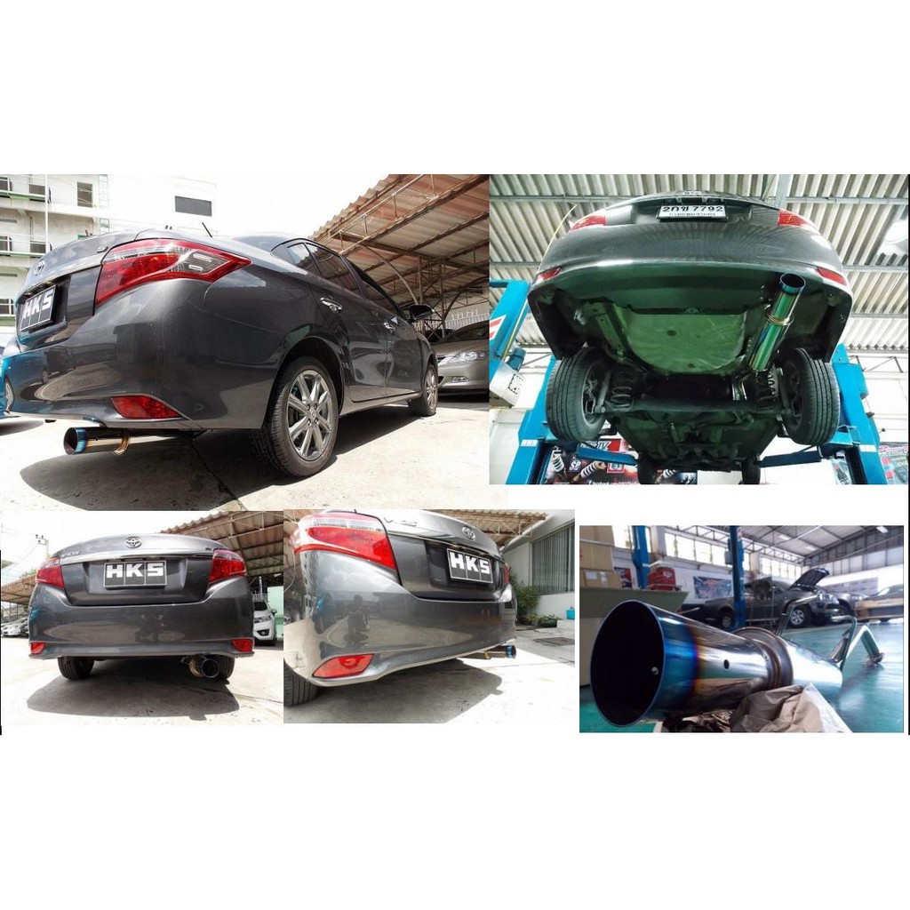 ท่อ HKS Hi-Power ปลาย Titanium แท้ Toyota Vios gen3 (2014-) ราคา 19,000 บาท*ส่งฟรี
