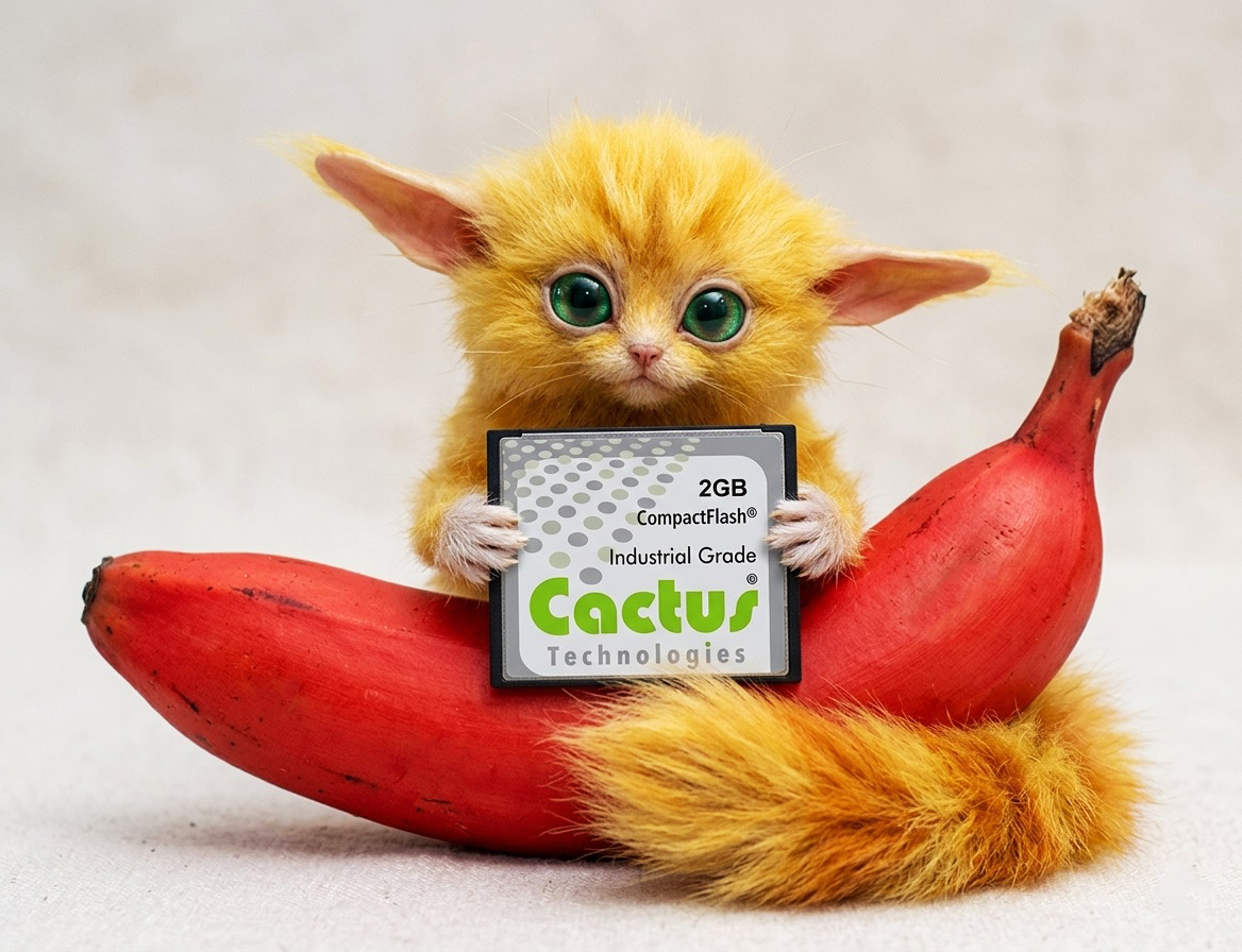 Cactus Technologies Industrial Grade Compact Flash card (CF) 2GB, 35MB/s, 20MB/s, support of SMART functionality , High-quality single-level cell (SLC) NAND flash , High data throughput: 35 MB/s read, 20 MB/s write speed, used ราคา 250 บาท*ส่งฟรี