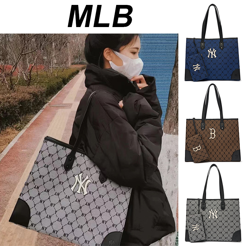 New ของแท้ 💯% MLB UNISEX CURVED CAPNY NEW YORK YANKEE BAG/กระเป๋าสะพายข้าง/mlb กระเป๋า ราคา 1,528 บาท*ส่งฟรี