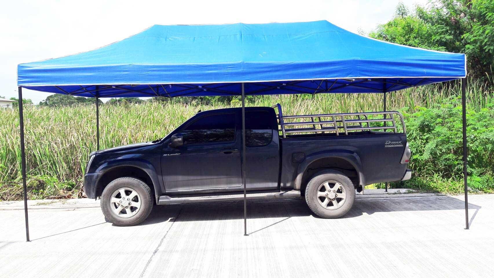 [ส่งฟรี] เต็นท์พับได้ 3x6m 800D มีประกับ เต็นท์กางขายของ เต้นท์สนาม เต็นท์จัดงาน ออกบูท เต็นท์จอดรถพับได้ โรงจอดรถพับได้ ที่จอดรถพับได้ กันฝน กันแดด folding Tents แบรนด์ M1