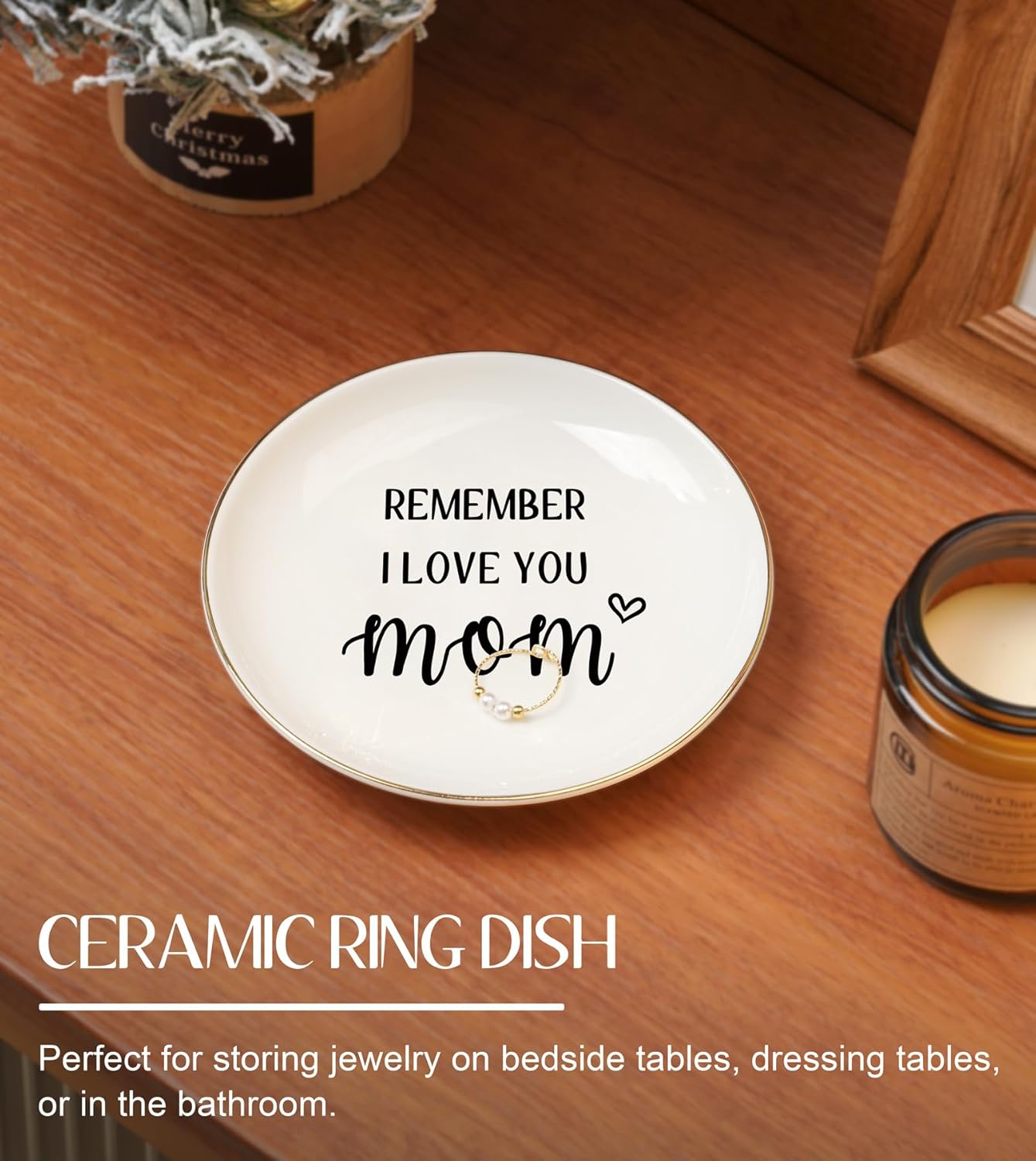 ฉันรักคุณแม่ของขวัญเครื่องประดับเซรามิกถาดเล็กๆน้อยๆแหวนจาน-ของขวัญตกแต่งขนาดเล็กสำหรับแม่แม่แม่ในกฎหมายวันเกิดวันแม่คริสต์มาสวาเลนไทน์,ของขวัญที่ไม่ซ้ำกันส่วนบุคคลสำหรับแม่ ราคา 717 บาท*ส่งฟรี