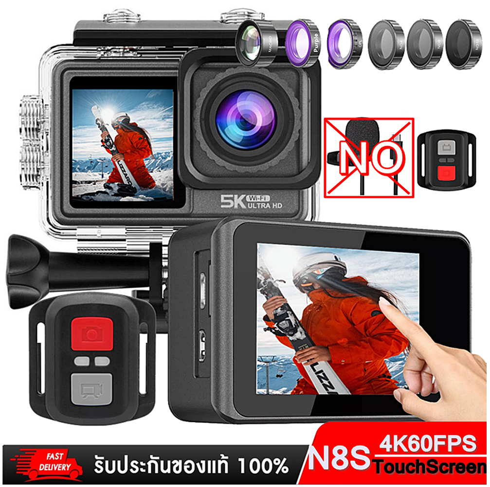 NEW Nanotech 2023 กล้องเซลฟี่สไตล์ใหม่ หน้าจอคู่ 4K 60fps 48MP EIS ถ่ายภาพ วีดีโอ กีฬา เเถมฟรี เลนส์เปลี่ยนได้ 6 ชุด(ระบบสัมผัส) ราคา 4,990 บาท*ส่งฟรี