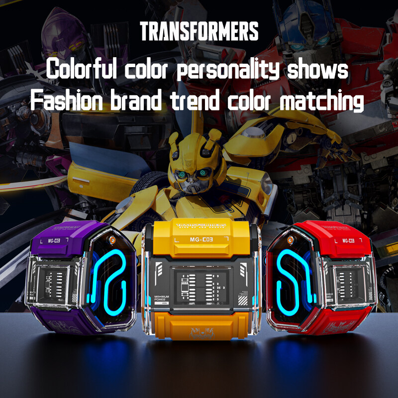 Transformers MG-C03 Wireless Bluetooth Headset Semi-In-Ear Long Battery Life Call Noise Reduction HIFI High Sound Quality Applicable ราคา 679 บาท*ส่งฟรี