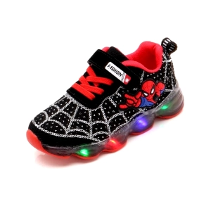 ภาพหน้าปกสินค้า**พร้อมส่งจากไทย**รองเท้าผ้าใบสไปเดอร์แมน 3D รองเท้าเด็กมีไฟกระพริบ LED  รองเท้าสำหรับเด็กหัดเดิน Spiderman Shoes LED ที่เกี่ยวข้อง
