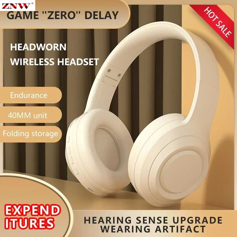 ZNW Bluetooth Headset Long Life Headphone Music Smart Noise Reduction Earphone Bluetooth Wireless Earplugs Game No Delay Earbuds Waterproof Sweat-proof Headphones ราคา 194 บาท*ส่งฟรี