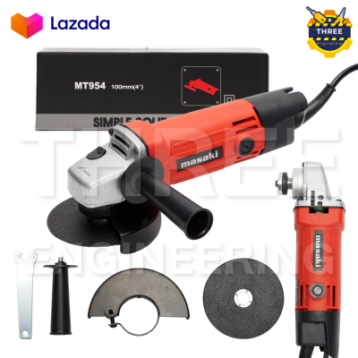 ดูภาพ MASAKI เครื่องเจียร ลูกหมู 4 นิ้ว รุ่น MT-954 แถมฟรี !!! ใบตัด ขนาด 4 นิ้ว พร้อมฝาครอบป้องกัน งานเจียร์ ตัด แต่ง ลับคม วัสดุแข็งต่างๆได้ดี เพิ่มเติม MASAKI เครื่องเจียร ลูกหมู 4 นิ้ว รุ่น MT-954 แถมฟรี !!! ใบตัด ขนาด 4 นิ้ว พร้อมฝาครอบป้องกัน งานเจียร์ ตัด แต่ง ลับคม วัสดุแข็งต่างๆได้ดี