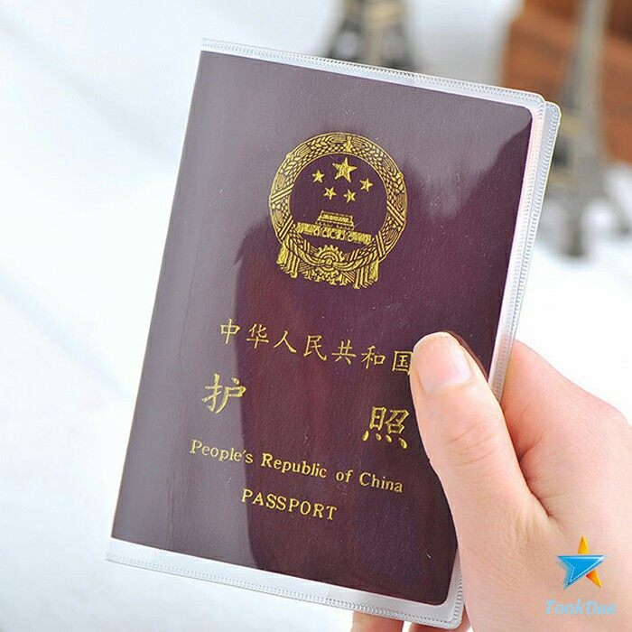 Tookdee ซองใส่พาสปอร์ต passport cover ซองพาสปอร์ต แผ่น PVC ปกพาสสปอร์ต