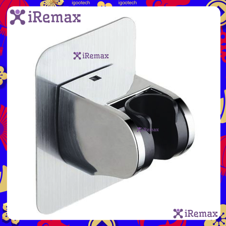 iRemax ที่แขวนฝักบัว ขาแขวนฝักบัว ตัวยึดฝักบัว ไม่ต้องเจาะผนัง ปรับได้ 5 ระดับ ของแท้ , Shower stand, Shower bracket, Adjustable wall 5 levels , genuine ราคา 25 บาท*ส่งฟรี