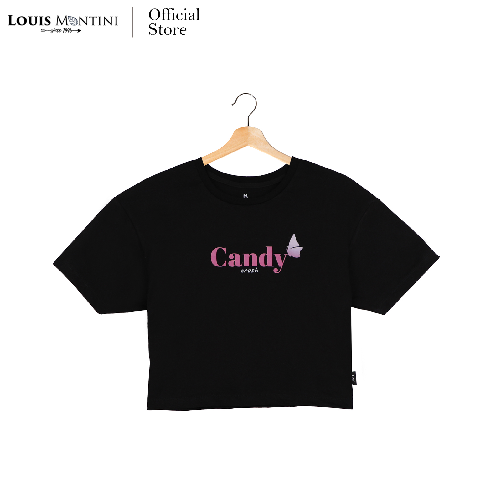 Louis Montini (Candy crush) เสื้อครอปผู้หญิง Cotton 100% Women Crop tops LMTS04 ราคา 249 บาท*ส่งฟรี