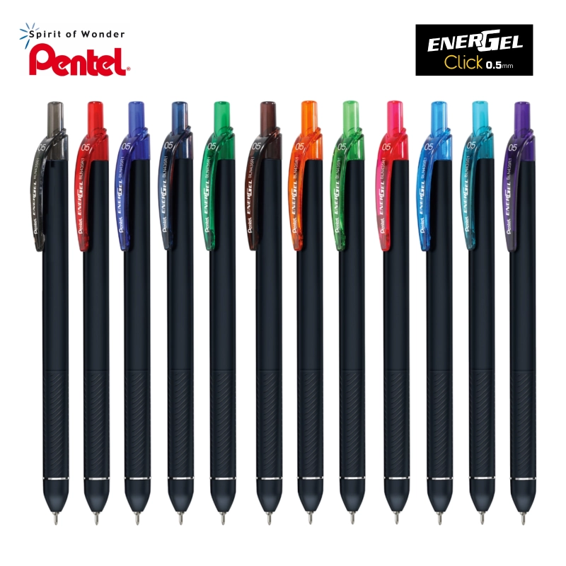 ภาพหน้าปกสินค้าPentel ปากกาหมึกเจล เพนเทล Energel Click BLN435 0.5mm
