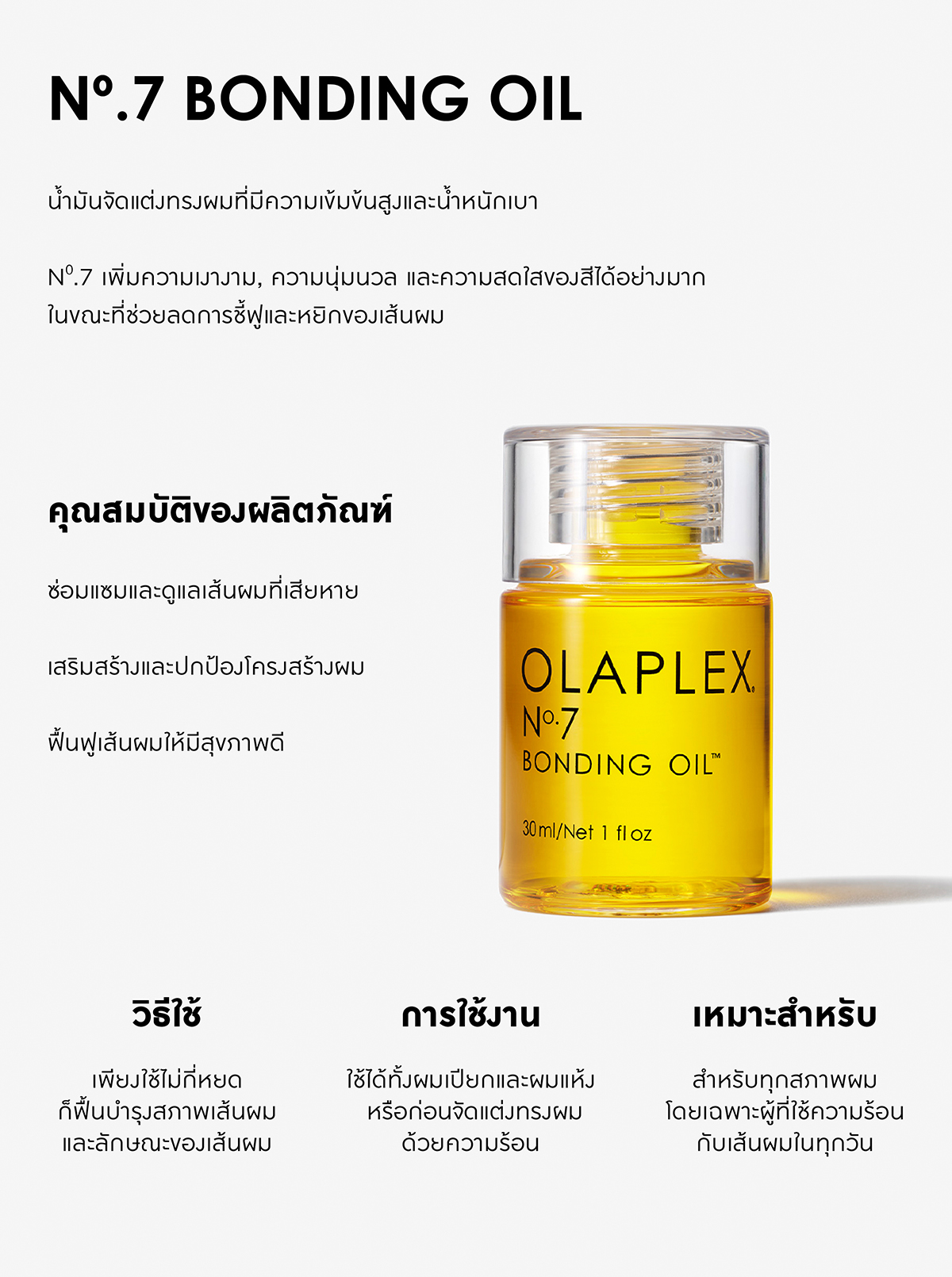 Olaplex N°.7 Bonding Oil 30 ml – Boniteza
