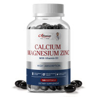 Alliwise Thực phẩm bổ sung khoáng chất canxi magiê kẽm với vitamin D3 giúp xương răng và cơ chắc khỏe