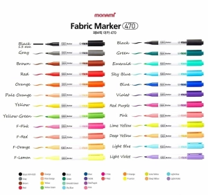 ภาพหน้าปกสินค้าปากกาเพ้นท์ผ้า 24 สี ปากกาเขียนผ้า ชนิดติดถาวร Monami Fabric Marker 470 ( 1 ด้าม ) ซึ่งคุณอาจชอบราคาและรีวิวของสินค้านี้